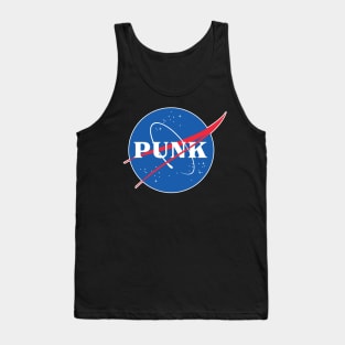 NASA - PUNK Logo Parody Design Artwork Tank Top